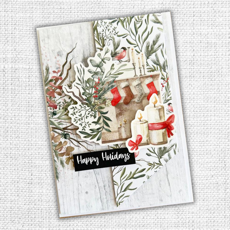 Merry Christmas A5 10pc Sentiment Sheets 30717 - Foil - Paper Rose Studio