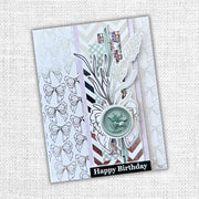 Lavender & Roses - Silver Foil 6x6 Paper Collection 32265 - Paper Rose Studio