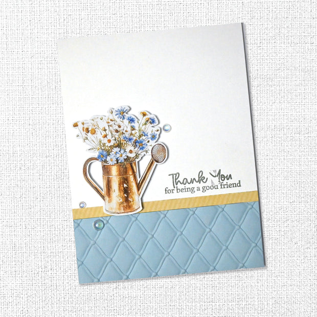 Rustic Spring Embossed Die Cuts 34281