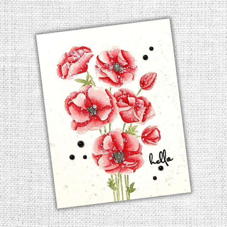 Modern Poppies Clear Stamp Set 20580