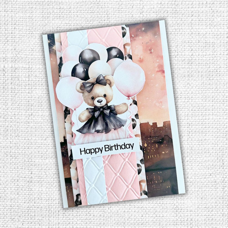 Happy Birthday A5 10pc Sentiment Sheets 30720 - Foil