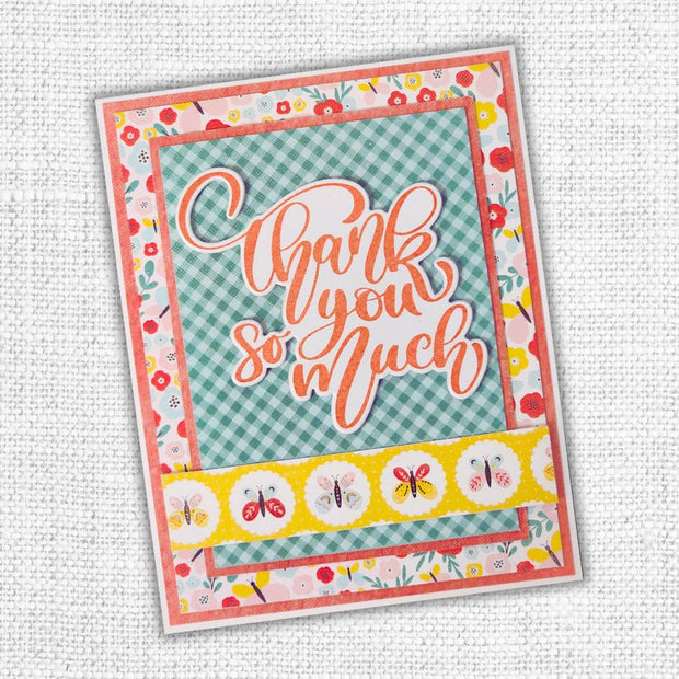 Happy Moments Embossed Die Cuts 34923