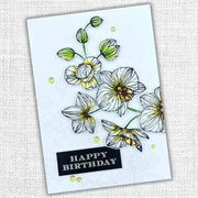 Orchid Bloom Clear Stamp Set 24781 - Paper Rose Studio