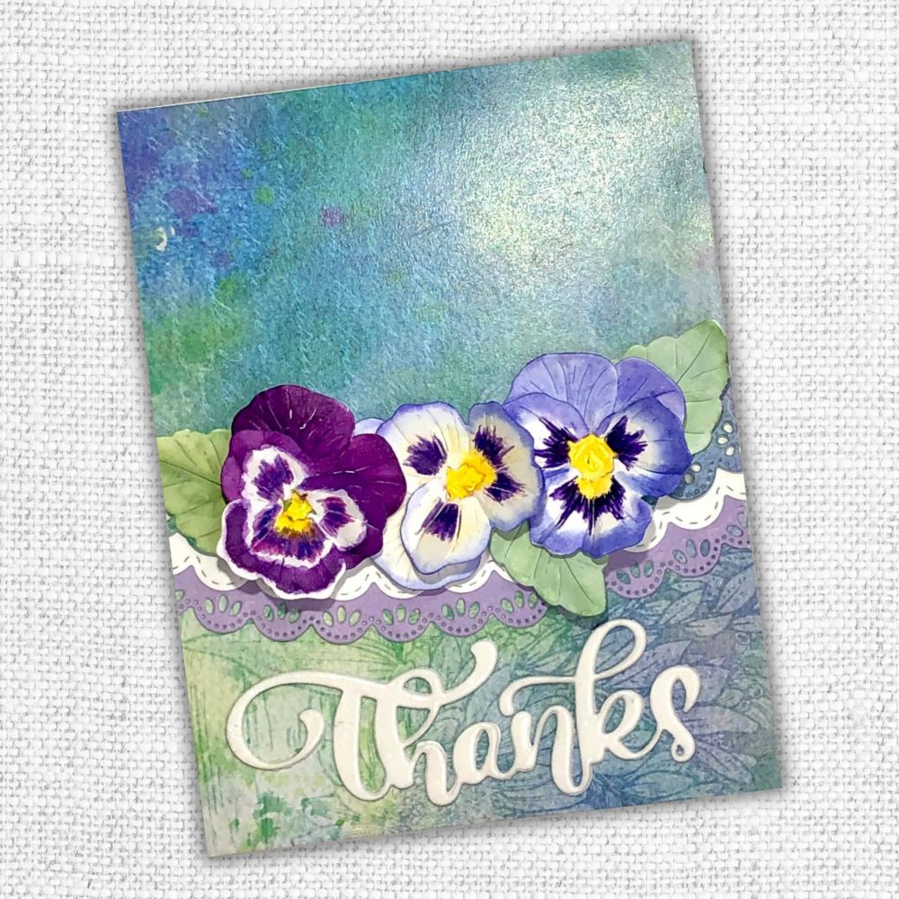 Etched Pansy 1 Metal Cutting Die 25666 – Paper Rose Studio