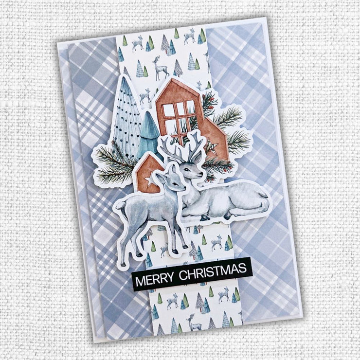 Merry Christmas A5 10pc Sentiment Sheets 30717 - Foil - Paper Rose Studio