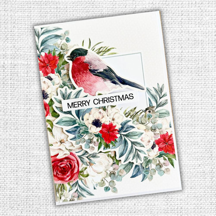 Merry Christmas A5 10pc Sentiment Sheets 30717 - Foil - Paper Rose Studio