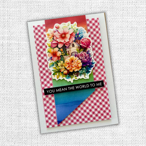 Rainbow Garden Florals Embossed Die Cuts 31563 - Paper Rose Studio