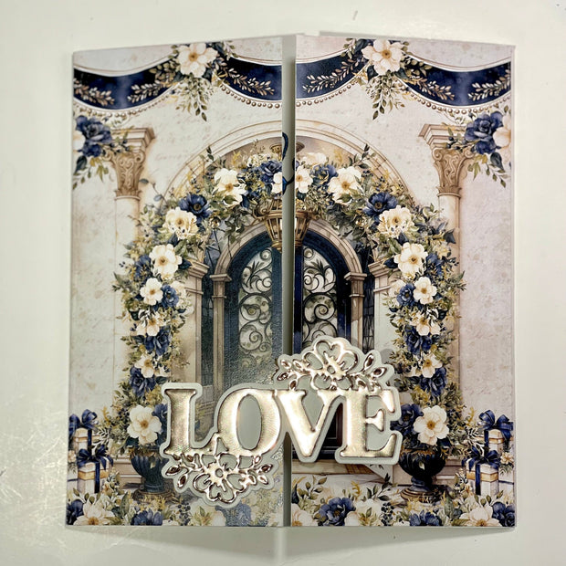 Wedding Blooms Layered Love Word Metal Cutting Die 31605 - Paper Rose Studio