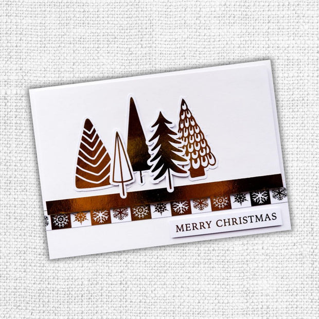 Christmas Sentiments & Icons - Gold Foil Die Cuts 27823 - Paper Rose Studio