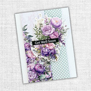 Lavender & Roses Embossed Die Cuts 32187 - Paper Rose Studio