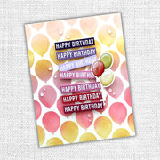 Lots and Lots of Balloons 6x6" Stencil 20985 - Paper Rose Studio