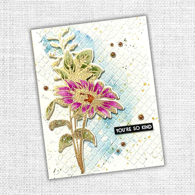 Sketchy Floral - Thanks 4x6" Clear Stamp Set 19072