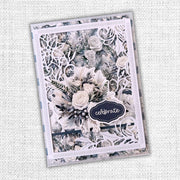 White Christmas 6x8" Die Cuts & Sentiments 32937