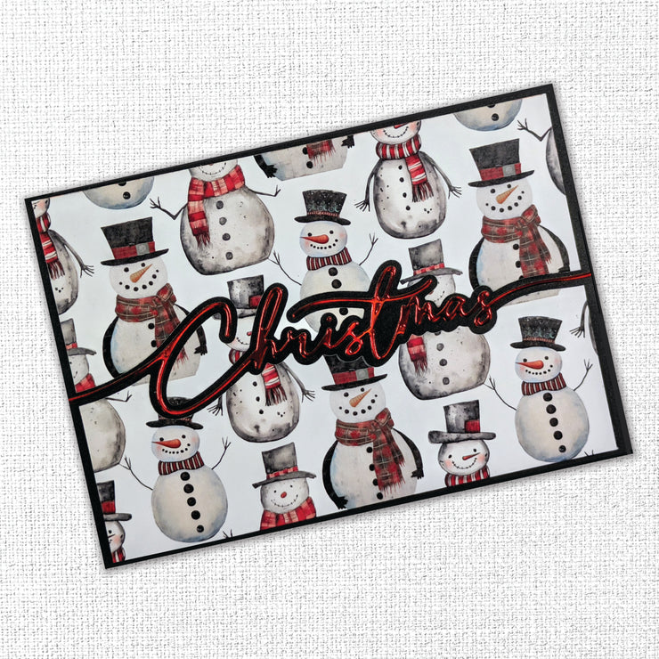 Merry Christmas Layered Metal Cutting Die 32445