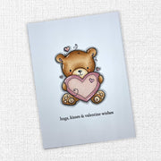 Valentine Bear Clear Stamp 31788 - Paper Rose Studio