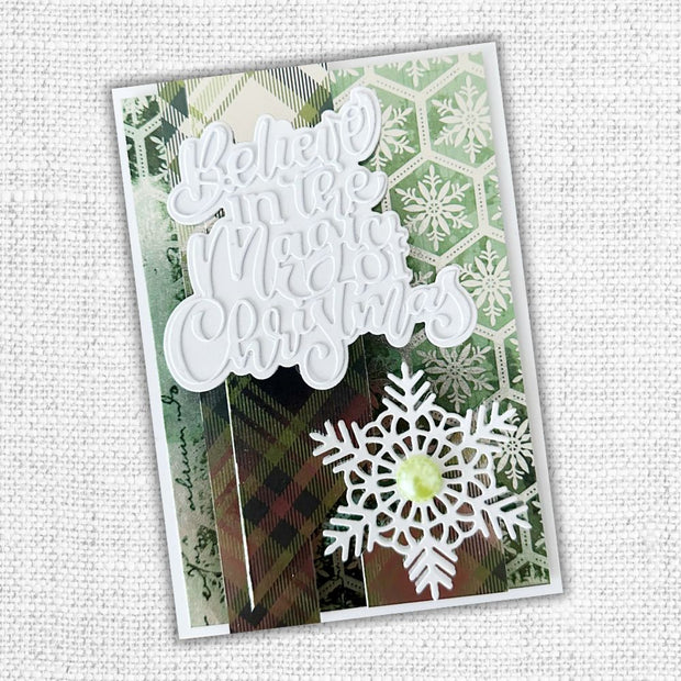 Believe In The Magic of Christmas Metal Cutting Die 32463