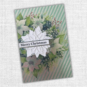 White Christmas Layering Poinsettia Set 1 Metal Cutting Die 32574