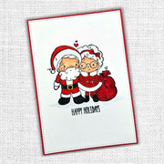 Mr & Mrs Santa Claus Clear Stamp 32661