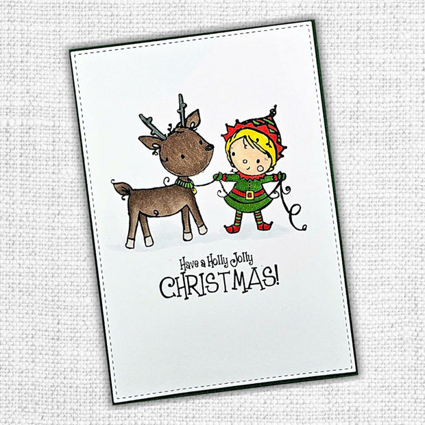 Holly Jolly Elf Clear Stamp 32664 - Paper Rose Studio