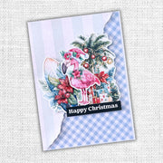 Tropical Christmas Embossed Die Cuts 33105