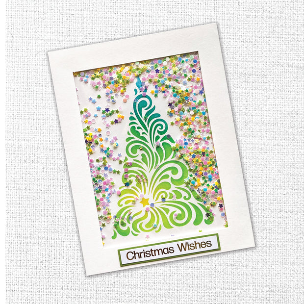 Rectangle Window Tri Fold White Card Bases - 105 x 148mm - 10 pieces 34593