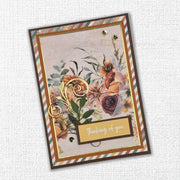 Autumn Florals Tags & Tickets Embossed Die Cuts 35472