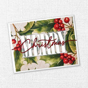 Merry Christmas Layered Metal Cutting Die 32445