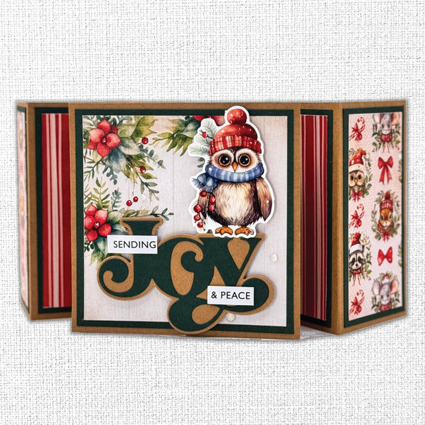 Woodland Christmas Embossed Die Cuts 33033