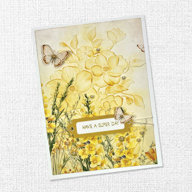 Bees & Butterflies Embossed Die Cuts 33585