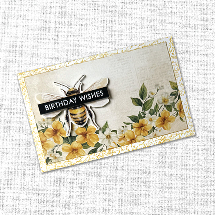 Bees & Butterflies Embossed Die Cuts 33585