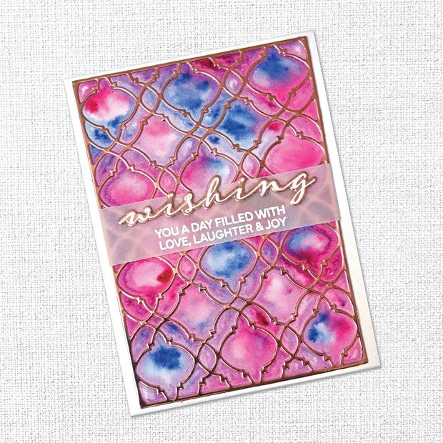 Wishing & Sending Sentiments Metal Cutting Die 34398