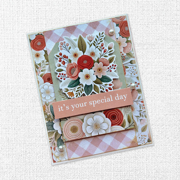 Strawberry Friends Embossed Die Cuts 34905