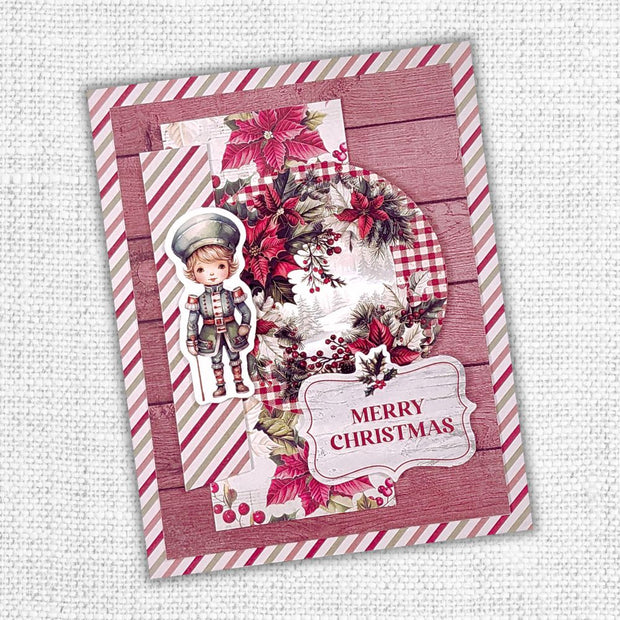 Papercuts Cardmaking Kit - August 2025 Christmas Holly 35178