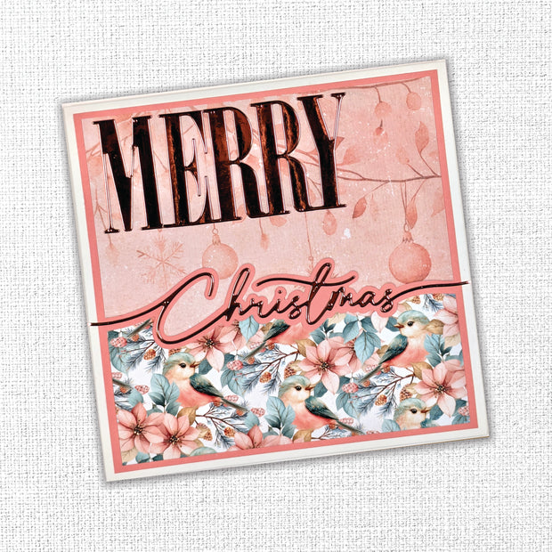 Merry Christmas Layered Metal Cutting Die 32445
