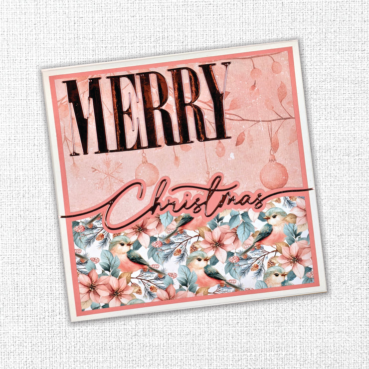 Merry Christmas Layered Metal Cutting Die 32445