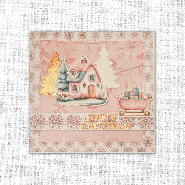 Stitched Christmas Trees Metal Cutting Die 16590