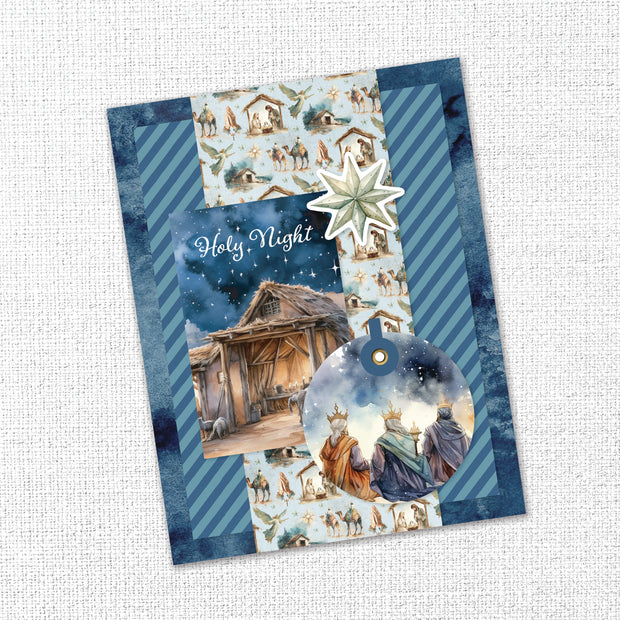 Joy to the World 6x8" Embossed Die Cuts 35524