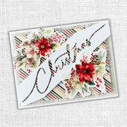 Christmas Time Floral Embossed Die Cuts 31130