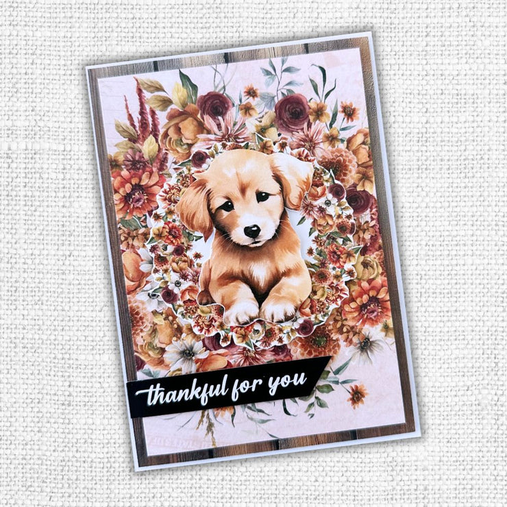 Autumn Florals Cut Aparts Paper Pack 32958