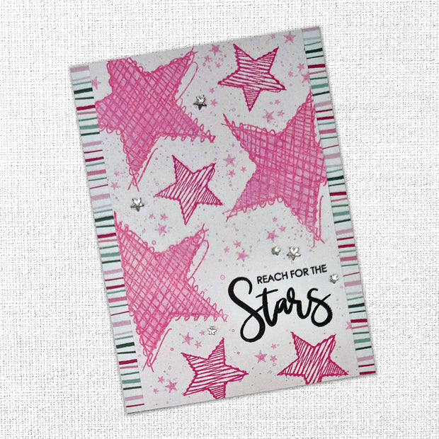 Scribble Stars Clear Stamp Set 17586