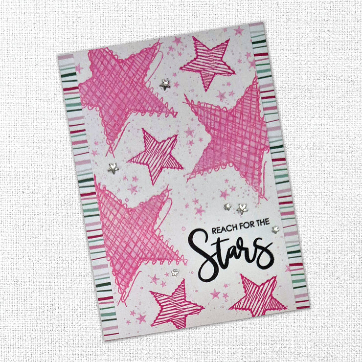 Scribble Stars Clear Stamp Set 17586