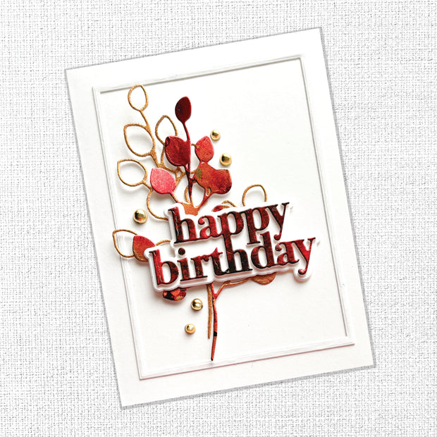 Happy Birthday Chunky Layered Metal Cutting Die 19547