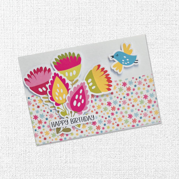 Wishing & Sending Sentiments Metal Cutting Die 34398