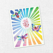 Rainbow Garden Embossed Die Cuts 31698