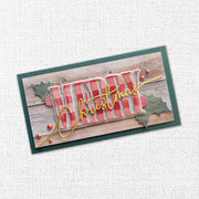Christmas Scribble Wreath Metal Cutting Die 17793