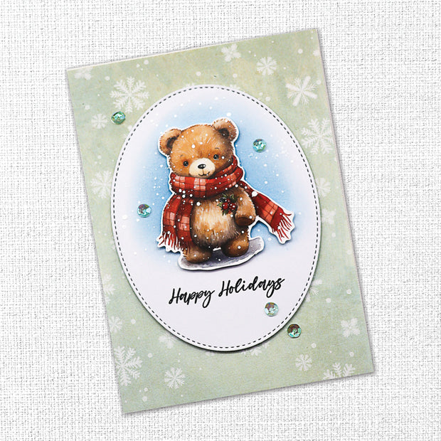 Stitched Ovals Metal Cutting Die 16551