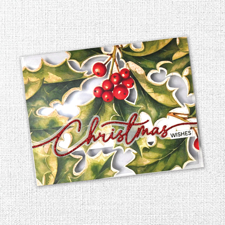 Merry Christmas Layered Metal Cutting Die 32445
