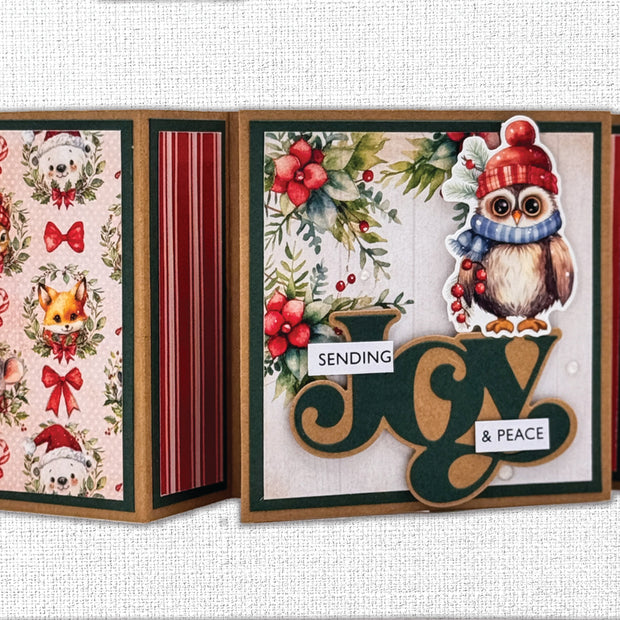 Woodland Christmas Embossed Die Cuts 33033