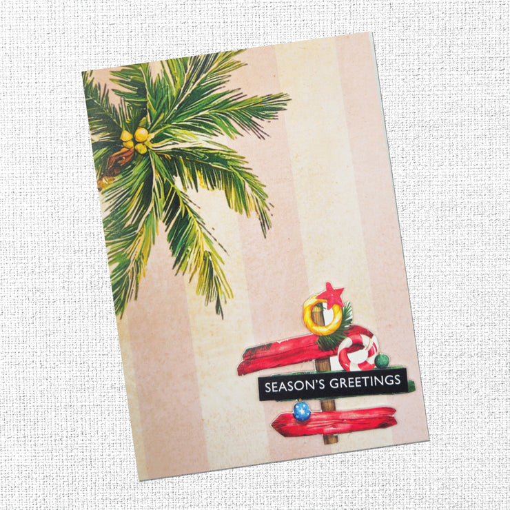 Tropical Christmas Cut Aparts Paper Pack 33108