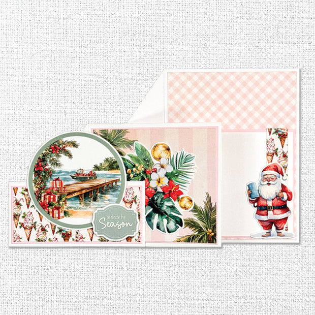 Tropical Christmas 6x8" Die Cuts & Sentiments 33369